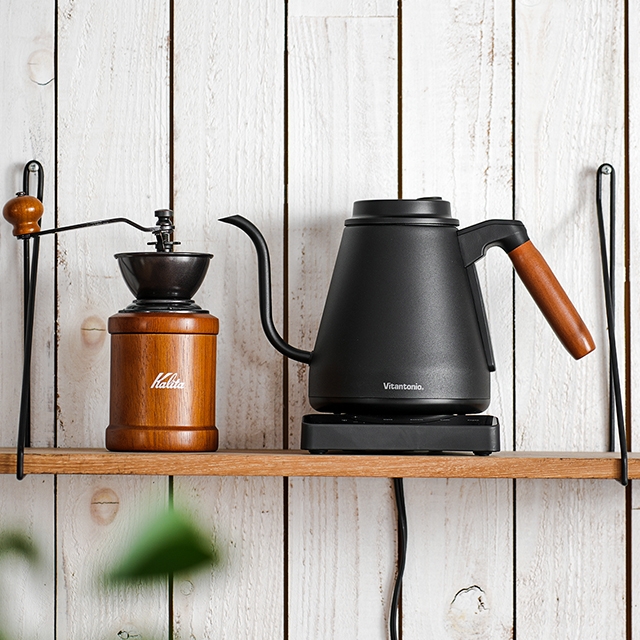 ビタントニオ 電気ケトル 温調ドリップケトル アクティ2 VEK-20 ケトル ドリップケトル ポット 電気ポット 湯沸かし 温度調節 保温 ドリップ ハンドドリップ おしゃれ ステンレス コーヒー 珈琲 0.8L 800ml 細口 電気 温度 Vitantonio ELECTRIC DRIP KETTLE