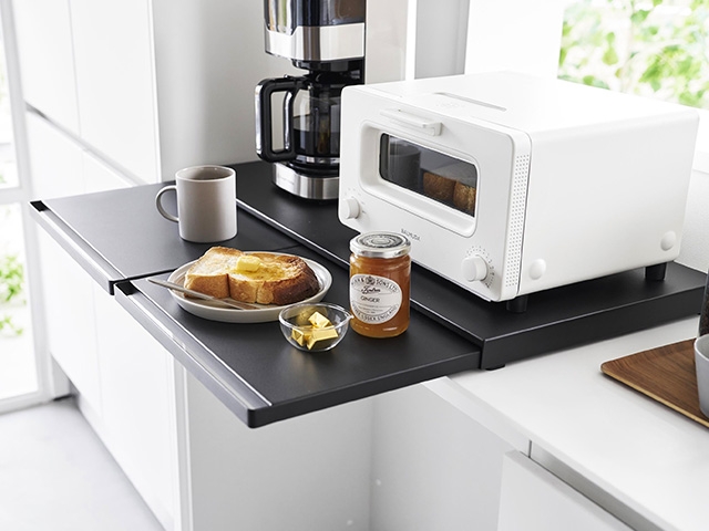 山崎実業 レンジ台 レンジ下収納 「タワー(tower)」 W80 山崎実業