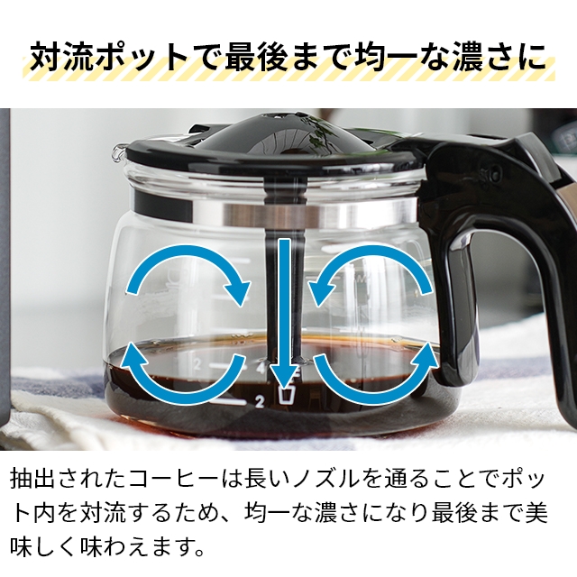 トフィー 選べる2大特典 全自動コーヒーメーカー 全自動ミル付カスタムドリップコーヒーメーカー K-CM9 コーヒーマシン コーヒーミル ミル付き 全自動 5杯 洗いやすい おしゃれ 給水タンク 取り外し レトロ タイマー付き ガラス容器 豆 Toffy_11