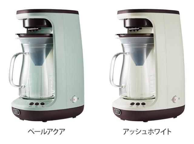 コーヒーメーカー 選べる豪華特典 ドリッパー コーヒーマシン コーヒーサーバー コーヒーポット おしゃれ ハンドドリップ 小型 コンパクト 珈琲 コーヒー 粉 自動 抽出 洗いやすい アイスコーヒー Toffy トフィー HOT＆ICEハンドドリップコーヒーメーカー K-CM10_2