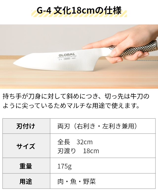 グローバル 豪華特典付き 文化3点・ナイフスタンドセット （文化包丁18cm＋ペティナイフ＋スピードシャープナー+ナイフスタンド） GST-B4 GKS-01/F グローバル包丁 キッチンナイフ 日本製 オールステンレス 切れ味 GLOBAL_5