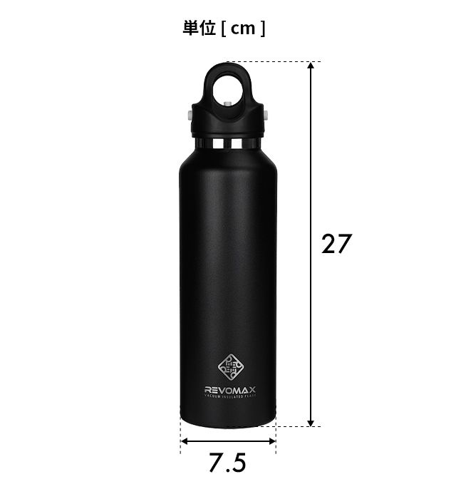 ギアホリック　ステンレス ボトル　新品未使用 水筒 直飲み レボマックス 20oz 592ml 炭酸ボトル ステンレス