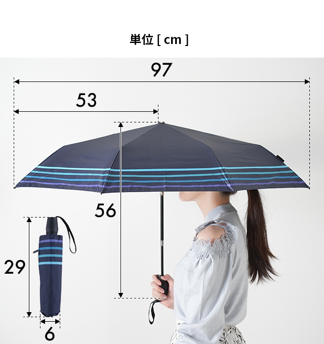 クニルプス 吸水傘ポーチの特典 折りたたみ傘 晴雨兼用 T.220