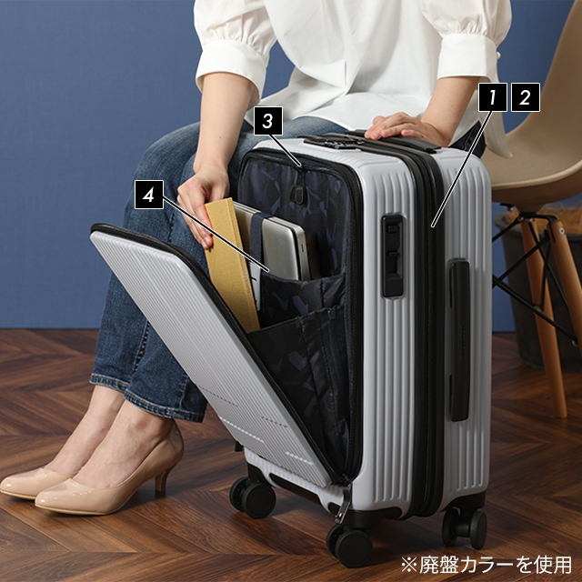 イノベーター スーツケース キャリーケース 38L 機内持込可 dショッピング |【正規品2年保証】 イノベーター スーツケース