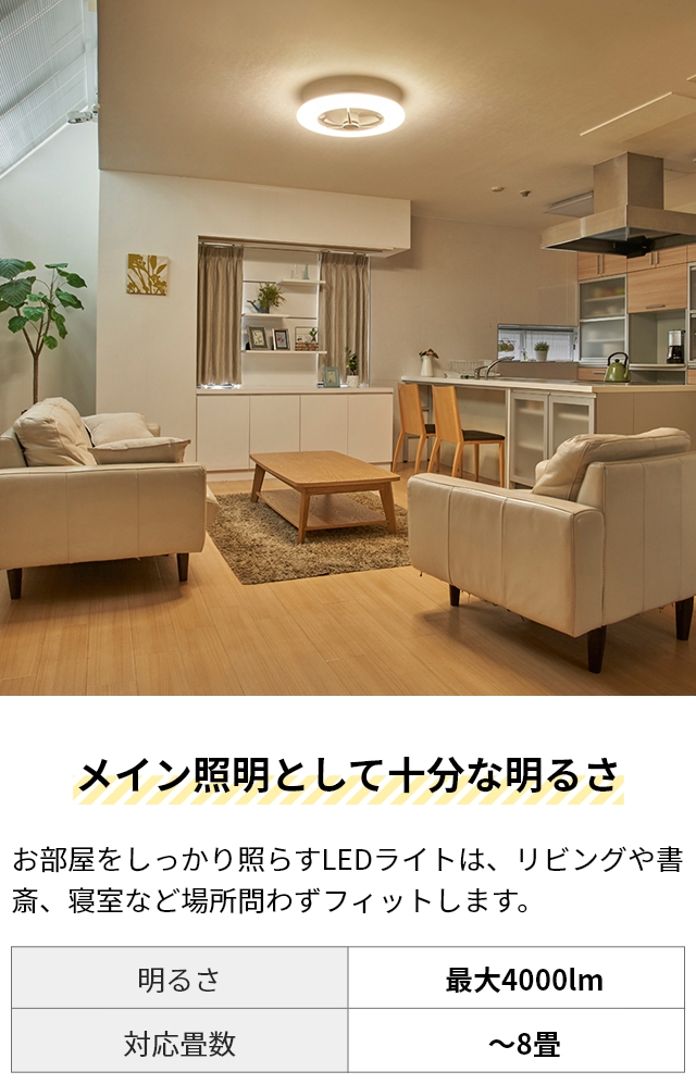 CIRCU LIGHT シーリングファン 4000lm サーキュライト 選べる2大特典 シーリングファン シーリング