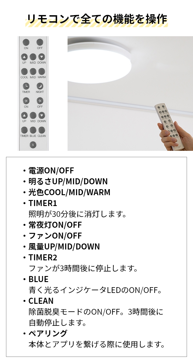 スライマック 選べる特典付き シーリングファン ウズカゼ 3 LEDシーリングファンライト FCE-570 うずかぜ シーリングライト サーキュレーター 空気清浄機 LED ライト 照明 脱臭 羽根なし 調光 調色 8〜14畳対応 薄型 省エネ おしゃれ Slimac UZUKAZE 3