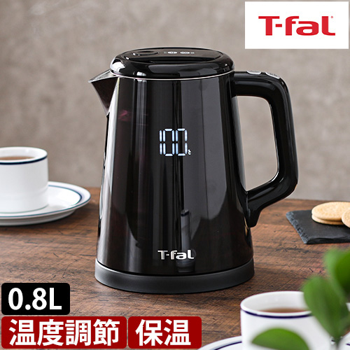 T-faL ケトル KO8568JPA T-fal ティファール(T-FAL) 電気ケトル 0.8L ディスプレイ