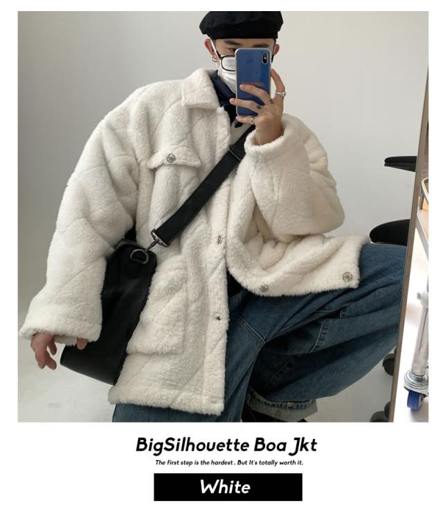 韓国 ファッション メンズ ボア ブルゾン ジャケット 冬 ビッグシルエット もこもこ あったかい おしゃれ オルチャンファッション 韓国服の通販はau Pay マーケット 韓国ファッション Shoowtime