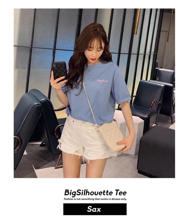 韓国 ファッション Tシャツ 半袖 レディース ゆったり 春 夏 リゾート オルチャンファッション 体系カバー 韓国服 スクールガール シンプの通販はau Pay マーケット 韓国ファッション Shoowtime