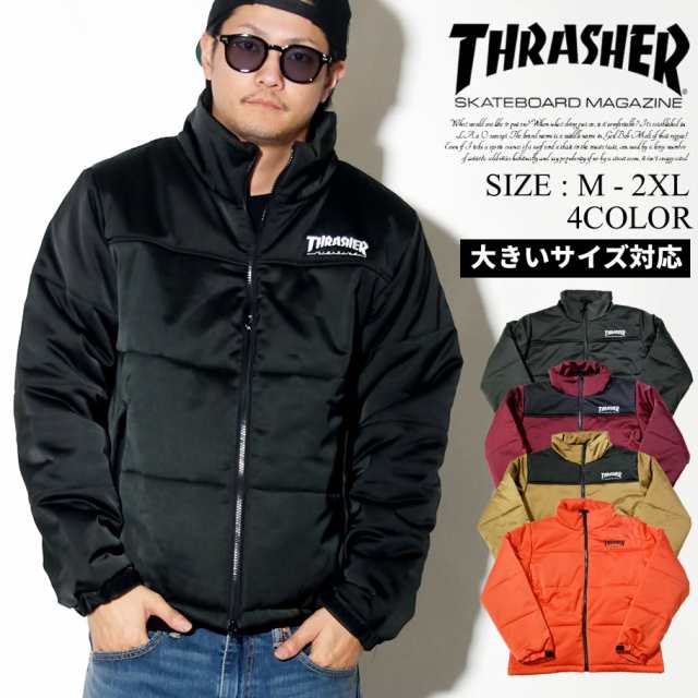 Thrasher スラッシャー 中綿ジャケット ダウンジャケット ブルゾン メンズ ストリート スケート スケーター ファッションの通販はau Pay マーケット 韓国ファッション Shoowtime