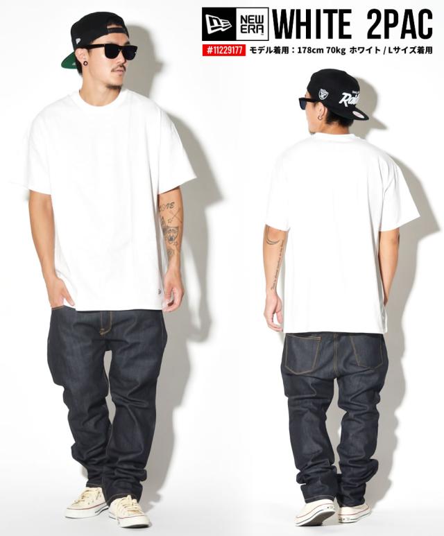 Newera ニューエラ Tシャツ メンズ 無地 2枚組 2pack パックtシャツ 白 黒 B系 ファッション メンズ ヒップホップ ストリート系 の通販はau Pay マーケット 韓国ファッション Shoowtime