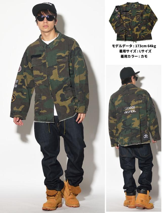 Civil シビル ジャケット メンズ ミリタリー 迷彩 カモ B系 ファッション スケーター ヒップホップ ストリート系 の通販はau Pay マーケット 韓国ファッション Shoowtime
