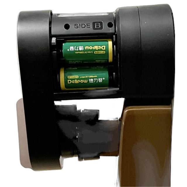 【新品】【メール便対応】【レビューを書いて送料無料】デリパワー CR123A 3V 1200mAh リン酸鉄リチウム充電電池 セット(800-0116 充電電池8本、800-0117 充電器1個) グリーン 1セット_6