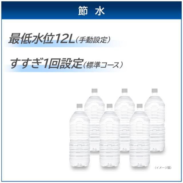 東芝 全自動洗濯機 洗濯・脱水 5kg AW-5GA4-W ピュアホワイト 上開き Wシャワー洗浄 ダブルシャワー洗浄 縦型 部屋干しモード スピードコース_6