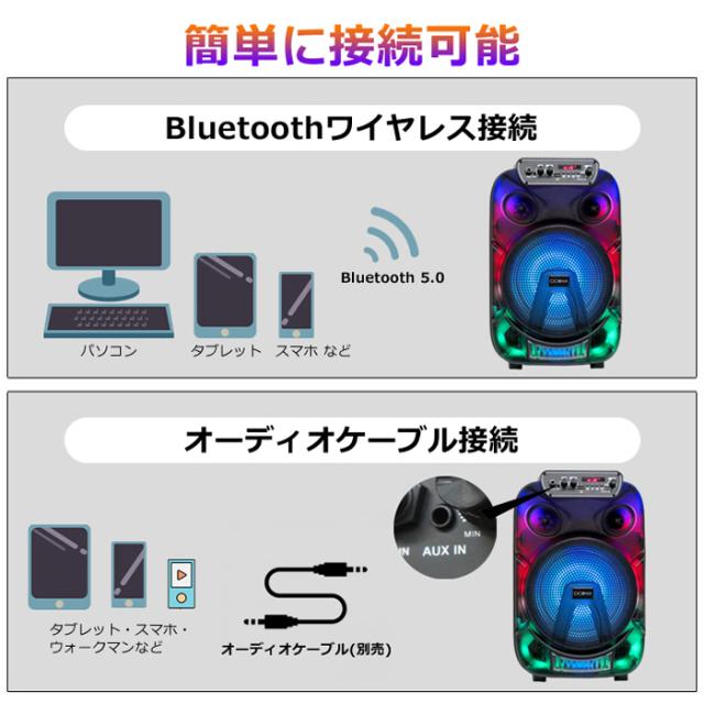【送料無料】CICONIA チコニア 全身発光LEDパーティースピーカー CTGY10A_6