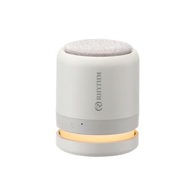 リズム ポータブルスピーカー 防水 防塵 MAGSPEAKER DUO Bluetooth LED照明 9YYA30RH08 ライトグレー マイク搭載 マグネット搭載 IP67 充電式 防水ポータブルシアタースピーカー ステレオ Rhythm_4