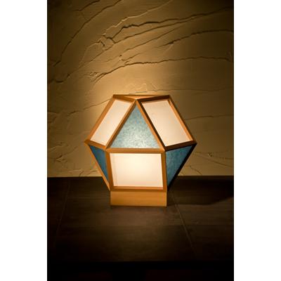 【送料無料】新洋電気 スタンドライト 的 mato A522-D 白×藍の通販は