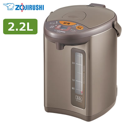 【送料無料】象印 2.2L 電気ポット マイコン沸とう電動ポット CD-WU22-TM メタリックブラウン