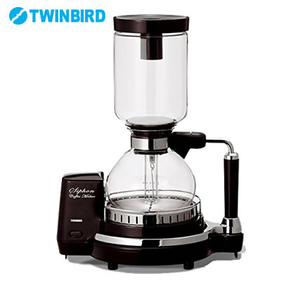 【送料無料】ツインバード サイフォン式 コーヒーメーカー CM-D854BR ブラウン