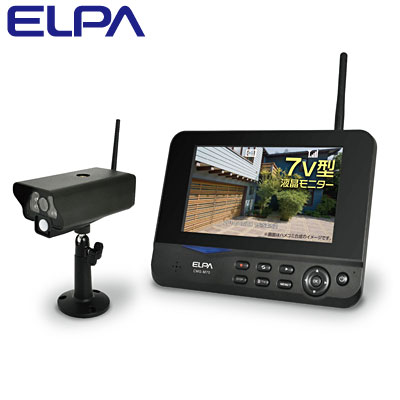 【送料無料】エルパ ELPA ワイヤレスカメラモニターセット 朝日電器 CMS-7001の通販は