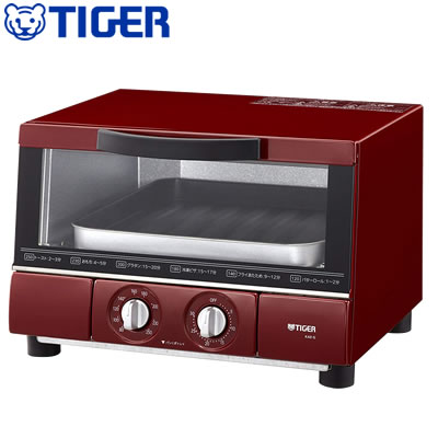 【送料無料】タイガー オーブントースター 旨パントースター うまパン KAE-G13N-R レッド