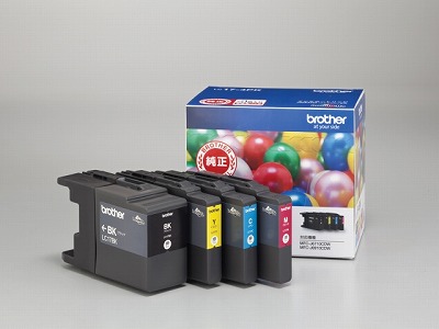 【送料無料】ブラザー 純正品 インクカートリッジ 大容量4色パック LC17-4PK