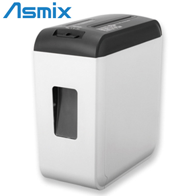 【送料無料】アスカ Asmix 電動 A4対応 クロスカット シュレッダー メディア細断 引き出し式ダストボックス S39C ホワイト