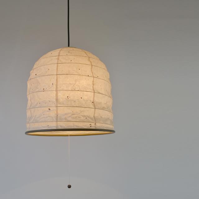 彩光デザイン️和照明 ペンダントライト 2灯 日本製 和風照明 彩光デザイン 和照明 美濃和紙 二重提灯 ペンダントライト 2灯 電球