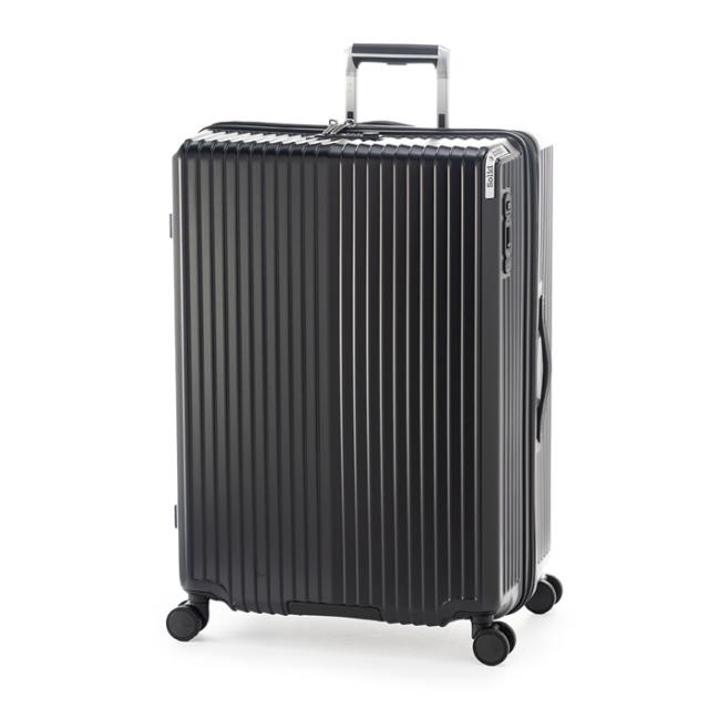 A.L.I ハードキャリーケース Solid Knight ソリッドナイト 10泊以上 104L〜117L ALI-075-28W-MBK マットブラック アジア・ラゲージ スーツケース 手荷物預け無料サイズ 拡張機能搭載 前輪ストッパー 10年保証