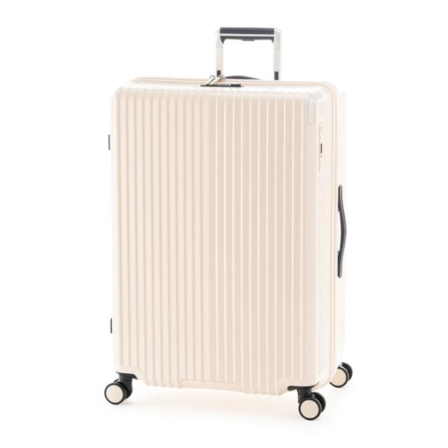 A.L.I ハードキャリーケース Solid Knight ソリッドナイト 10泊以上 104L〜117L ALI-075-28W-MVN マットバニラ アジア・ラゲージ スーツケース 手荷物預け無料サイズ 拡張機能搭載 前輪ストッパー 10年保証