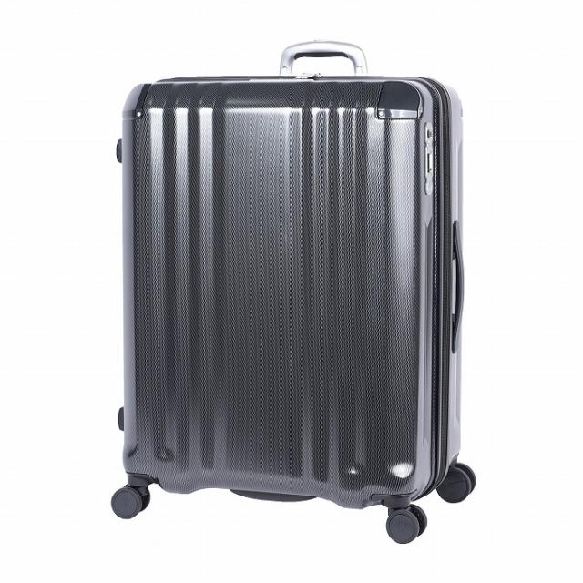 A.L.I ハードキャリーケース デカかるEdge 拡張タイプ 10泊以上 102L＋18L ALI-089-102-WBK ウェーブブラック アジア・ラゲージ スーツケース ジッパータイプ 拡張ファスナー機能 手荷物預け無料サイズ