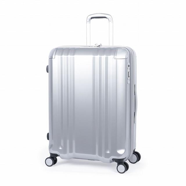 A.L.I ハードキャリーケース デカかるEdge 拡張タイプ 7〜9泊 70L＋12L ALI-089-24W-CSIL クロームシルバー アジア・ラゲージ スーツケース ジッパータイプ 拡張ファスナー機能 手荷物預け無料サイズ