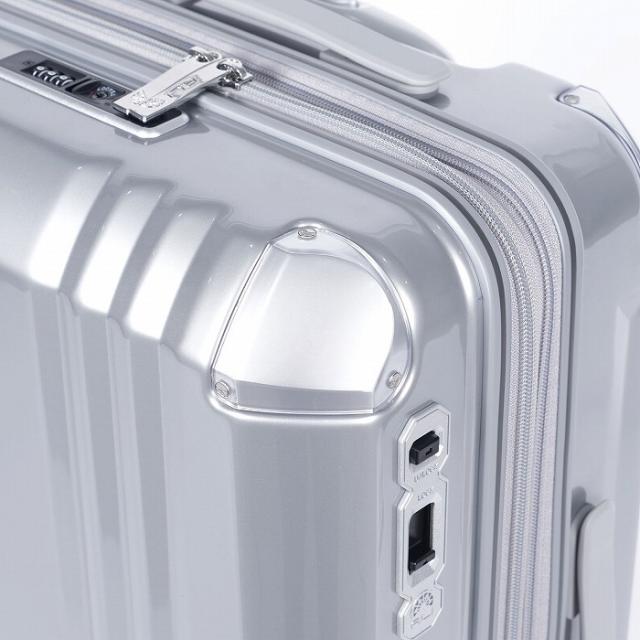 A.L.I ハードキャリーケース デカかるEdge 拡張タイプ 7〜9泊 70L＋12L ALI-089-24W-CSIL クロームシルバー アジア・ラゲージ スーツケース ジッパータイプ 拡張ファスナー機能 手荷物預け無料サイズ_6