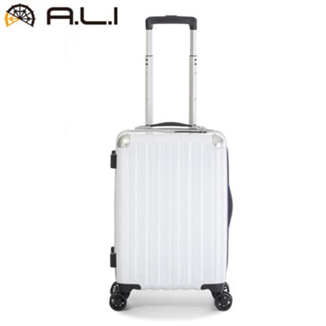 【送料無料】A.L.I ハードキャリーケース 6008 ALI-6008-18-WH ホワイト アジア・ラゲージ