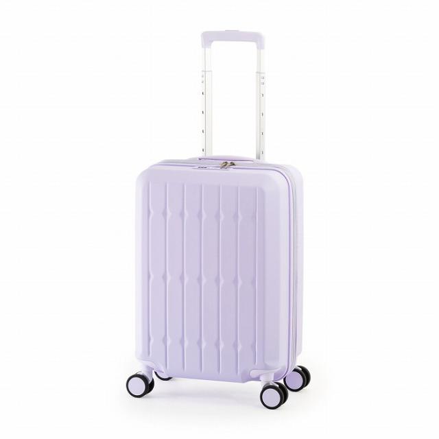 A.L.I ハードキャリーケース DrinkHolder and Suspension 1〜3泊 37L＋7L ALI-6030SD-18W-PL パステルラベンダー アジア・ラゲージ スーツケース ジッパータイプ ドリンクホルダー付き 拡張ファスナー機能