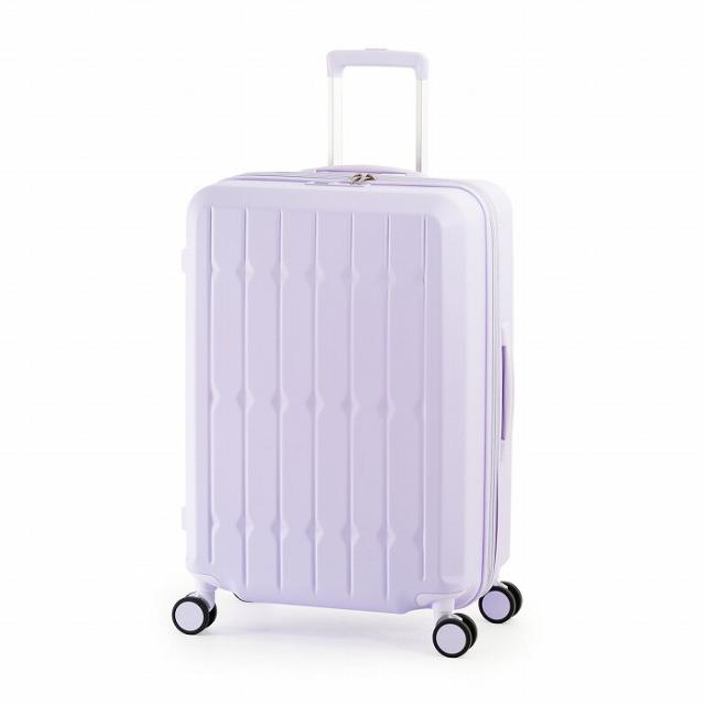 A.L.I ハードキャリーケース DrinkHolder and Suspension 4〜6泊 66L＋10L ALI-6030SD-24W-PL パステルラベンダー アジア・ラゲージ スーツケース ジッパータイプ ドリンクホルダー付き 拡張ファスナー機能
