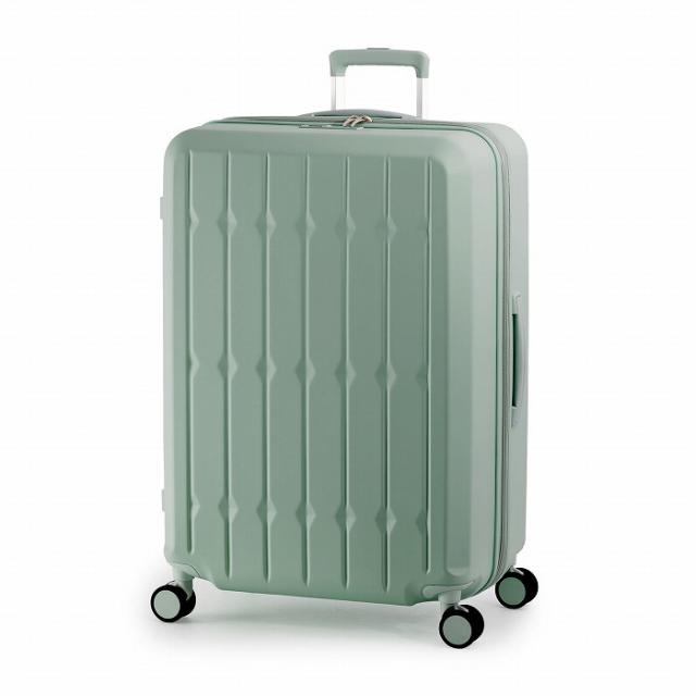 A.L.I ハードキャリーケース DrinkHolder and Suspension 7〜9泊 99L＋13L ALI-6030SD-28W-AG アッシュミントグリーン アジア・ラゲージ スーツケース ジッパータイプ ドリンクホルダー付き 拡張ファスナー機能