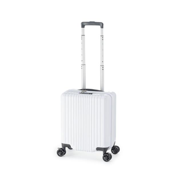 A.L.I ハードキャリーケース FiLPake フィルパケ 1〜2泊 25L〜29L ALI-6060-14W-WH ホワイト アジア・ラゲージ スーツケース ロッカー収納可能 LCC持ち込み可能 前輪ストッパー YKK社製ジッパー