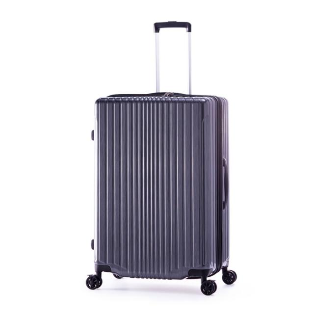 A.L.I ハードキャリーケース FILPake フィルパケ 5〜7泊 71L〜83L ALI-6060-24W-GMTBS ガンメタブラッシュ アジア・ラゲージ スーツケース 手荷物預け無料サイズ 拡張機能搭載 前輪ストッパー