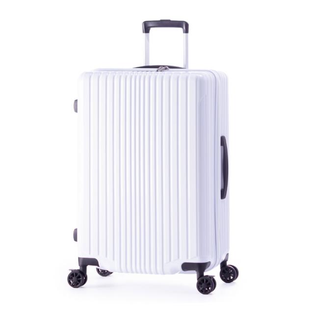 A.L.I ハードキャリーケース FILPake フィルパケ 10泊以上 100L〜114L ALI-6060-28W-WH ホワイト アジア・ラゲージ スーツケース 手荷物預け無料最大サイズ 拡張機能搭載 前輪ストッパー