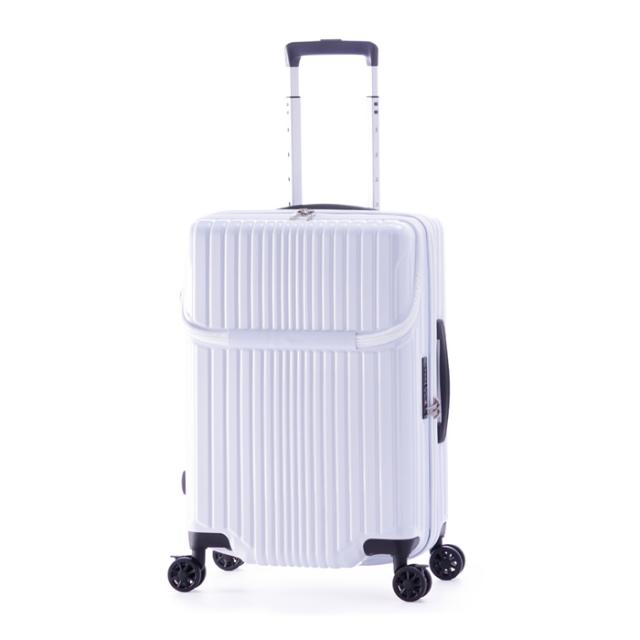 PROTECTOR ホワイト ハードシェルキャリーケース 新品】A.L.I ハードキャリーケース FILPake フィルパケ TopOpen 3～4泊