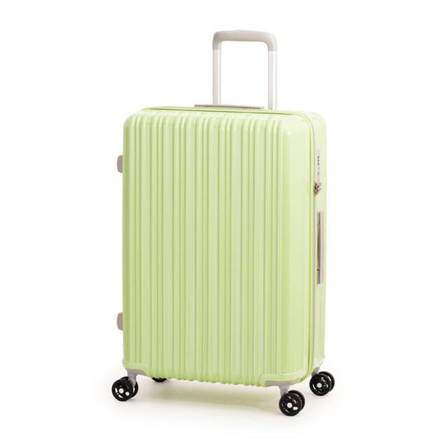 A.L.I ハードキャリーケース Magica Louis ZIPPER 5〜7泊 64L ALI-6688-24-AGR アボカドグリーン アジア・ラゲージ スーツケース マジカルイス・ジッパー 超軽量 手荷物預け無料サイズ