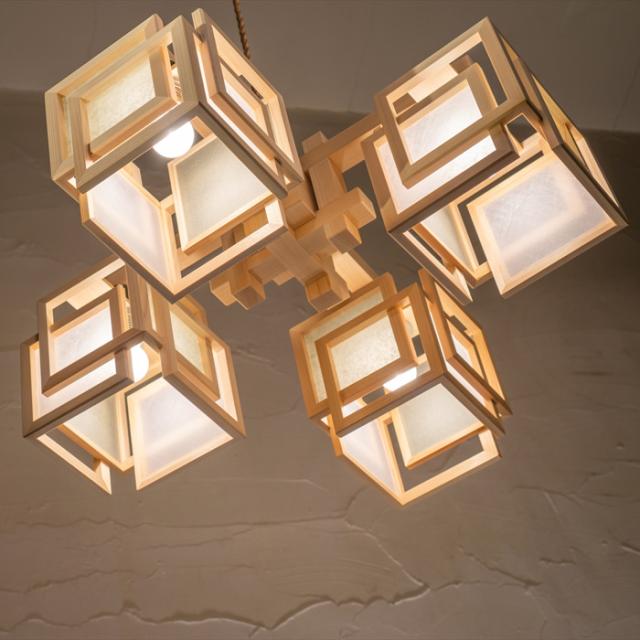 ペンダントライト AP880-B コンビネーションランプ シャンデリア 旬 ミニ ペンダントライト 新洋電気 和風照明 和室 おしゃれ_1