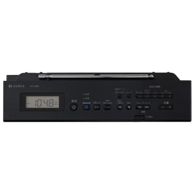 東芝 CDラジオ AUREX 声くっきり機能搭載 Bluetooth AX-CR80-K ブラック CDプレーヤー FM・AM 2WAY電源 AC100V 乾電池_4