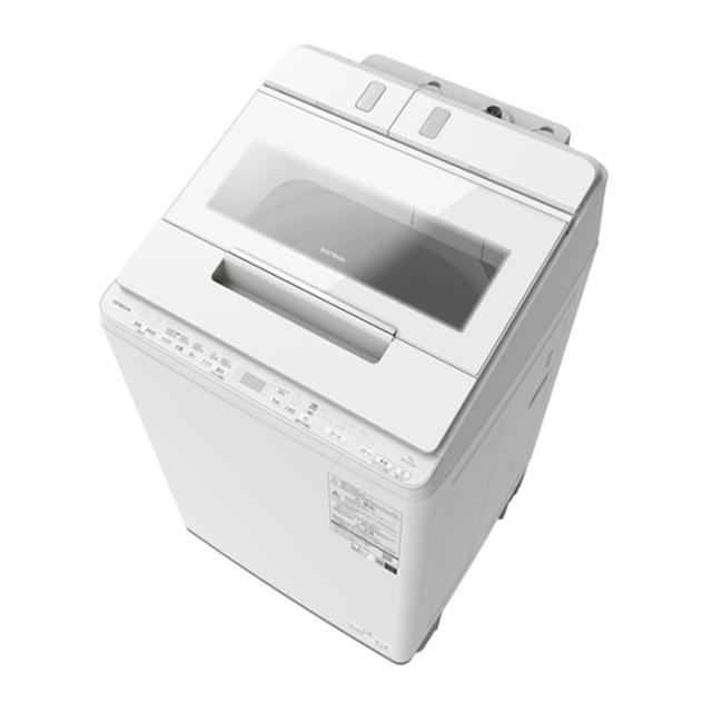 【配送＆設置無料】日立 全自動洗濯機 12kg ビートウォッシュ BW-X120M-W ホワイト 液体洗剤・柔軟剤 自動投入 タテ型 縦型 AIお洗濯 スマホ連携 インバーター式 バスポンプ機能搭載 お風呂水 大容量