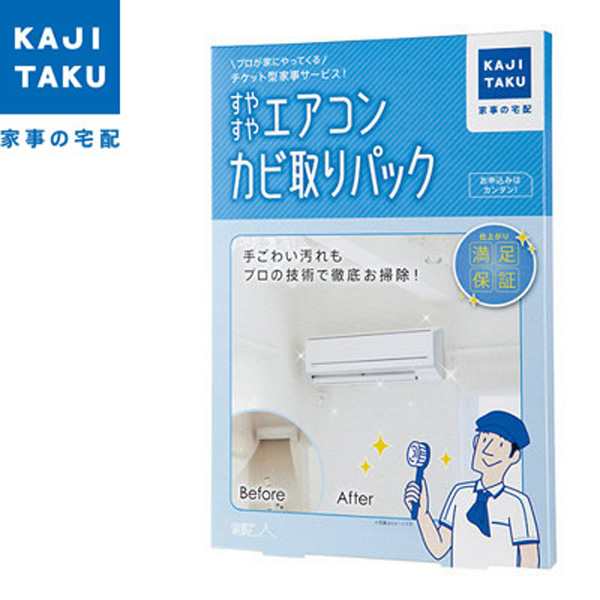 【送料無料】カジタク 家事玄人 カジクラウド すやすやエアコンカビ取りパック cleaning-01