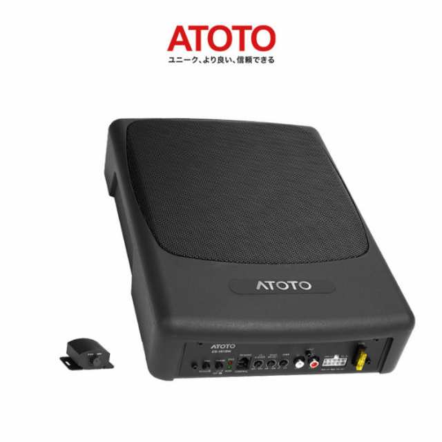 ATOTO 車載用 アンプ内蔵 サブウーファー エンクロージャー スピーカー CS-101SWの通販はau PAY マーケット - ＰＣあきんど |  au PAY マーケット－通販サイト