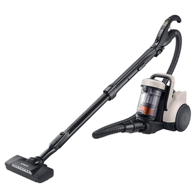 日立 掃除機 サイクロン式クリーナー パワかるサイクロン CV-SP300P-C マーブルアイボリー コード式 キャニスター型 自走式モーターヘッド からまんブラシ ごみくっきりライト