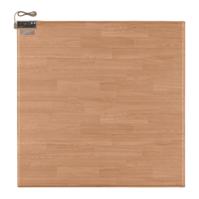 パナソニック 2畳相当 電気カーペット かんたん床暖 DC-2V5-MC 木目 ライトベージュ色 フローリングタイプ ホットカーペット