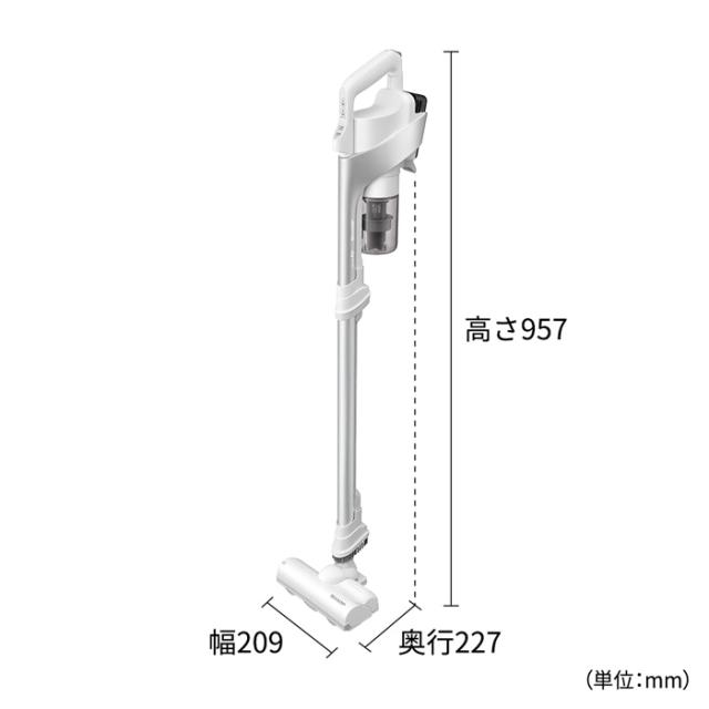 シャープ 掃除機 サイクロン式クリーナー RACTIVE Air ラクティブエア 自走式ヘッド EC-AR10-W ホワイト系 コードレススティック掃除機 遠心分離サイクロン サイクロン掃除機_1